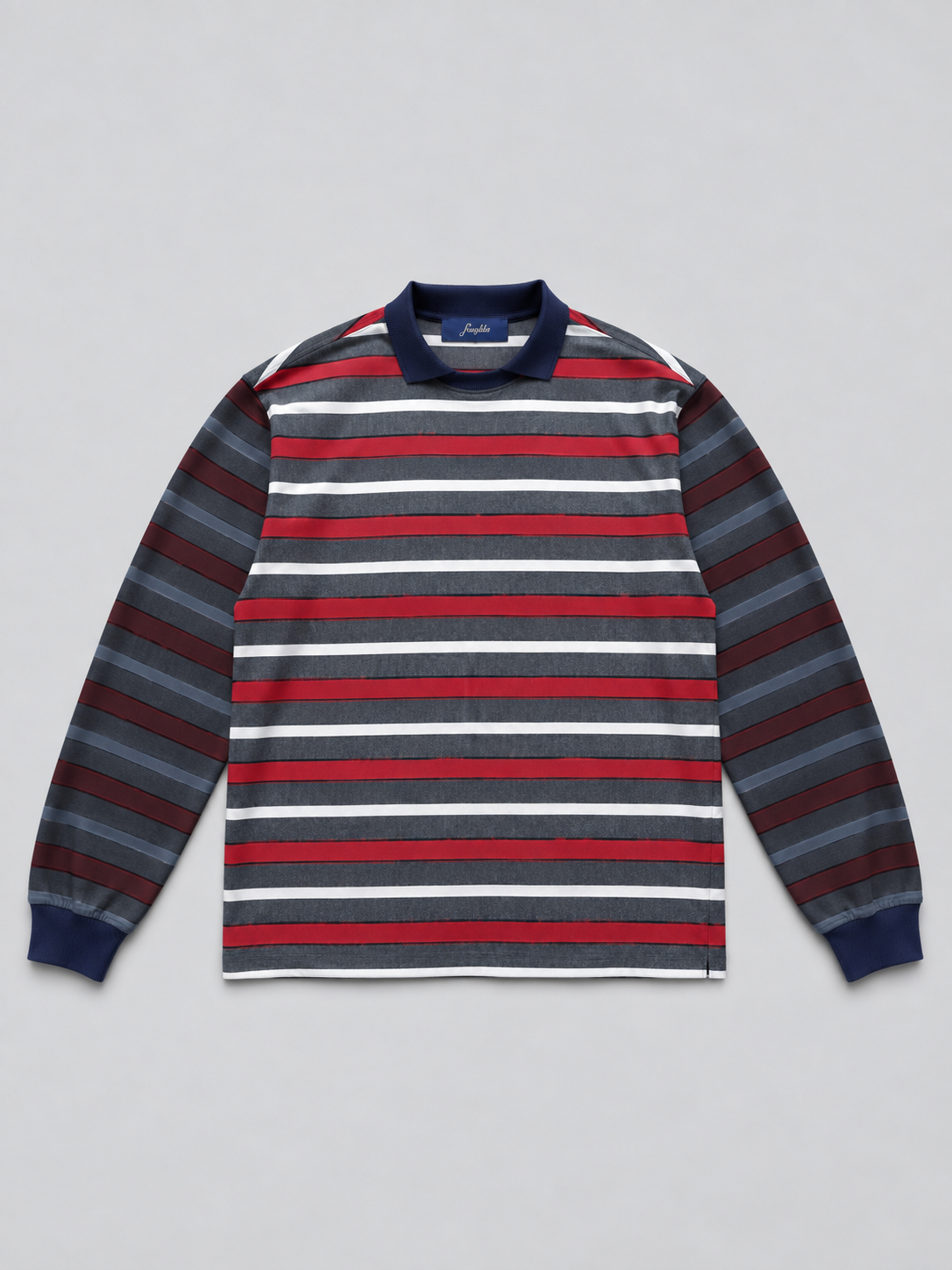 Stripe Collar Top