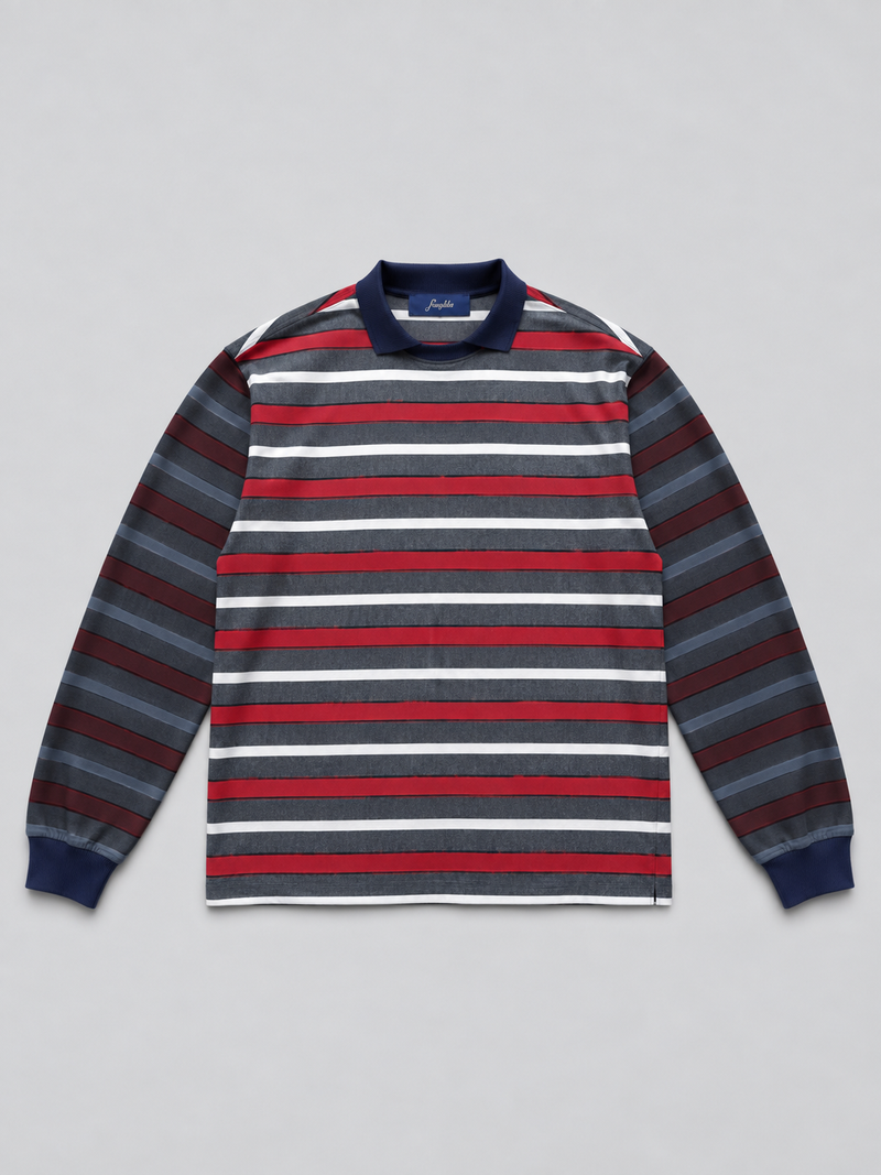 Stripe Collar Top